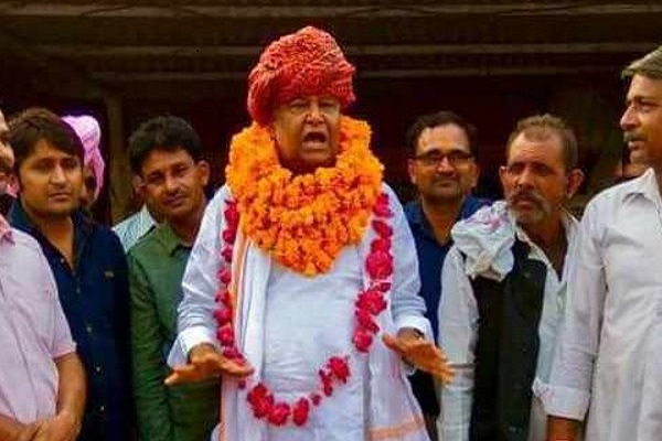 Kirodi Lal Meena filed his nomination for Rajya Sabha