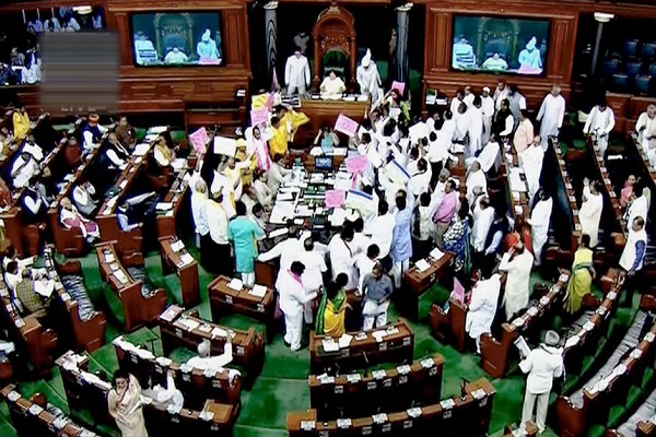Lok Sabha adjoured proceeding