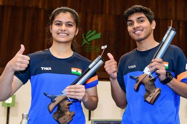 Manu won six gold medals this year two in ISSF