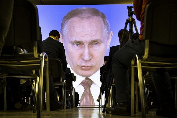 Moscow Putin became President of Russia for the fourth time