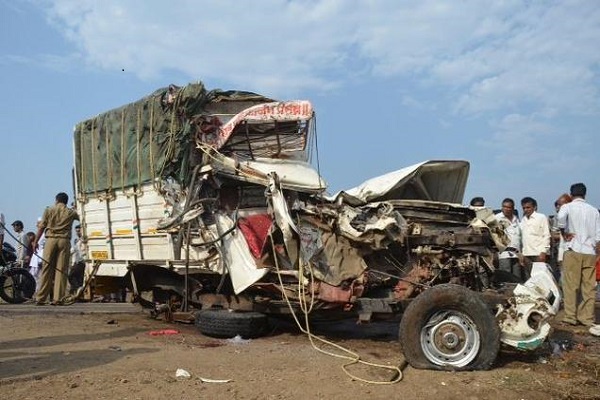 Rajasthan Four people killed in truck collision