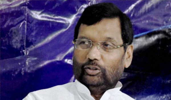 Union Minister of Consumer Affairs Ram Vilas Paswan