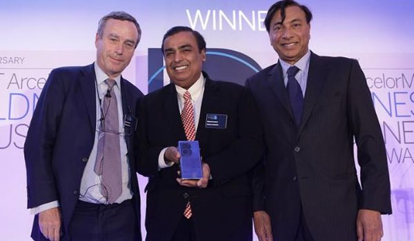 Reliance Industries was presented with the 'Drivers of Change' award