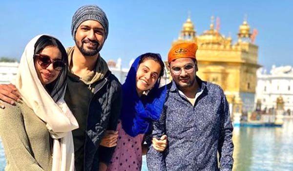 Taapsee Pannu enjoying Manmarziyan shooting in amritsar