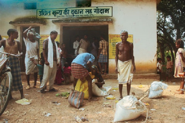 Uttar Pradesh Ration shop selection dispute officials Beaten