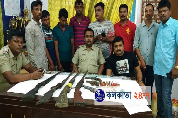 W Bengal Four Bangladeshi pirates arrested