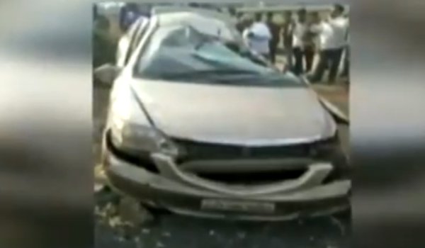 Four killed in car and truck collision in Sabarkantha