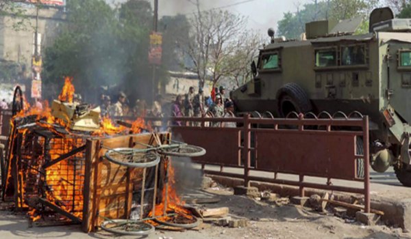 bihar : curfew imposed in aurangabad as communal clashes erupt during ramnavmi procession