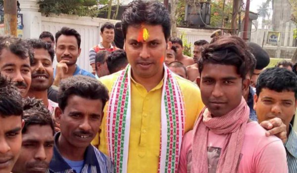 Biplab Kumar Deb, an RSS functionary from Tripura