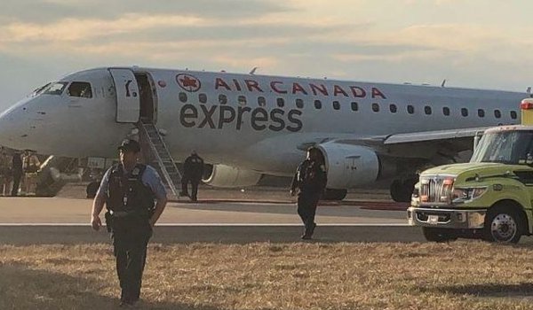 Air Canada flight from Toronto makes emergency landing after smoke seen in cockpit