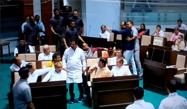 Ruckus in Gujarat Assembly