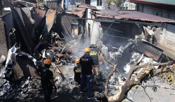 Small plane crashes outside Philippine capital, killing seven