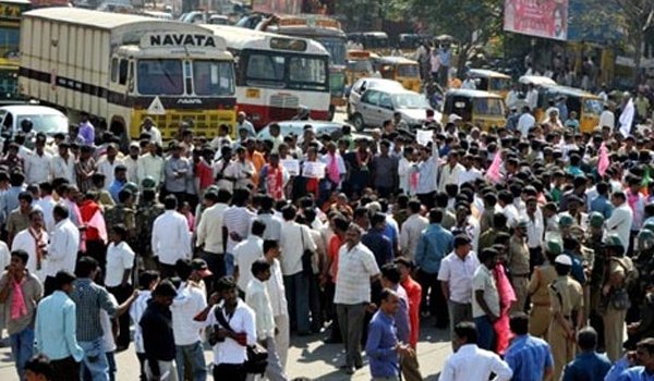 mass arrests before 'Million March' in Telangana