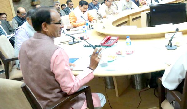 madhya pradesh cabinet meeting chaired by shivraj singh
