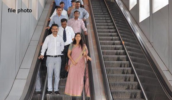 Escalator facilities at ajmer railway station