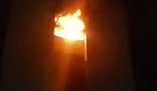 massive fire breaks out in shop at 7th floor of Millenium Market in surat