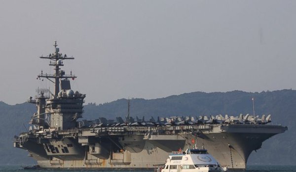 Paper notes China's 'unhappiness' over US Navy Vietnam visit