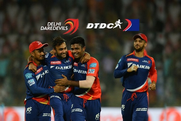 Courier service provider company DTDC join Logistic partnership with Delhi Daredevils