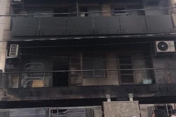 Fire at a house in Delhi Pitampura Kohat Inclave 4 dead