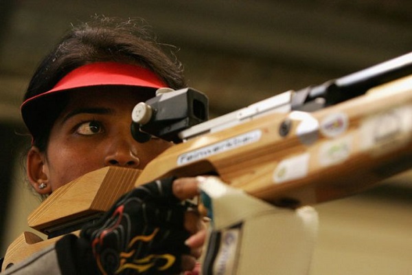 Gold Coast Former World Champion Tejaswini Sawant win Silver in 50m rifle prone