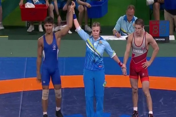 Gold Coast India wrestles first gold medal in 21st Commonwealth Games