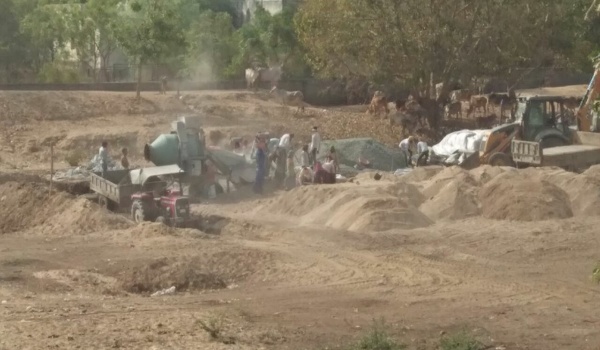 Sirohi, gaurav path, barloot, M-30, cement mixing plant,