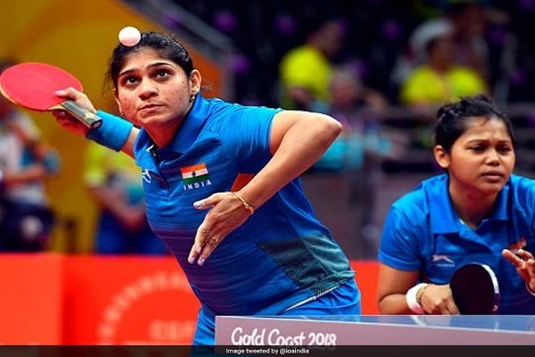 Indian men and women table tennis teams enter the semifinals