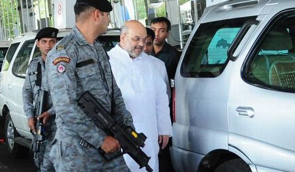 BJP president Amit Shah meets RSS Chief mohan Bhagwat in nagpur