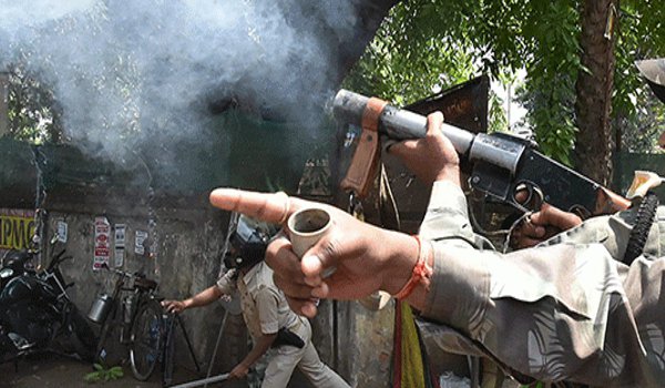 One killed in police firing during bharat bandh in alwar