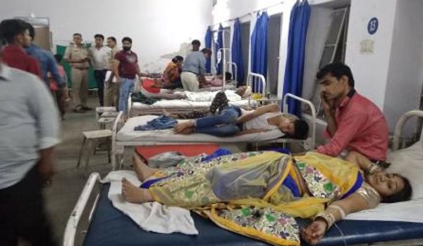 at least 100 falls ill including brides due to food poisoning in udaipur