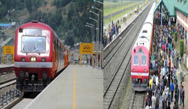 train service Restored in North Kashmir, adjourned in South
