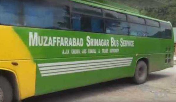 Karvan-e-Aman bus leaves to cross for POK