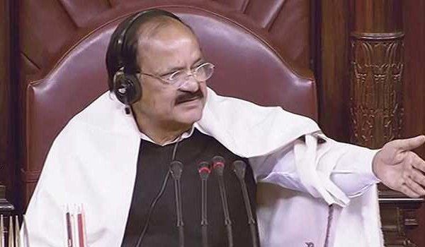 venkaiah naidu corrects rajya sabha records over anti Corruption bill amendment
