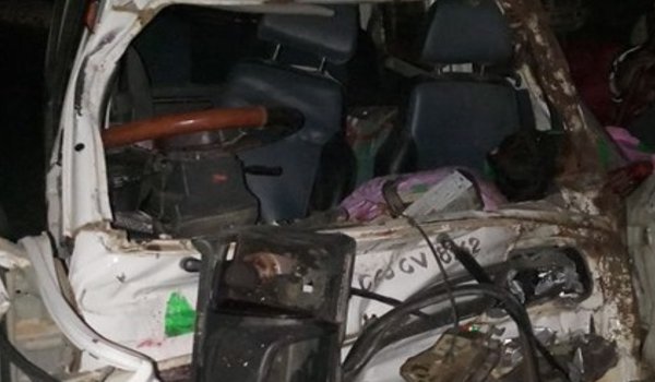 Five killed as van and city bus collision in Balrampur district of Chhattisgarh