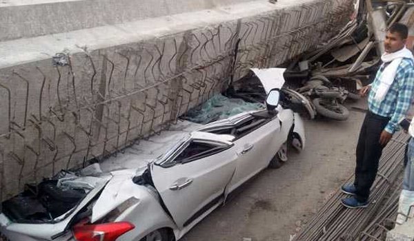 Under construction flyover collapses in Varanasi, several feared trapped