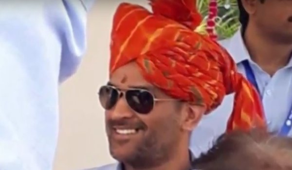 Indian Cricketer Mahendra Singh Dhoni In Banswara