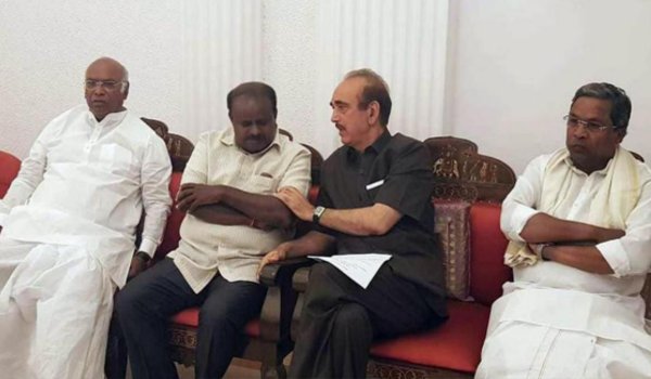 MLA's of Congress and Janata Dal (S) to go to a resort post meet