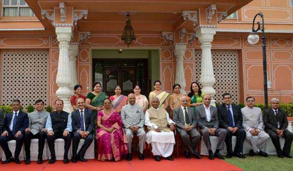 Judges of Rajasthan High Court meets President Ram Nath Kovind