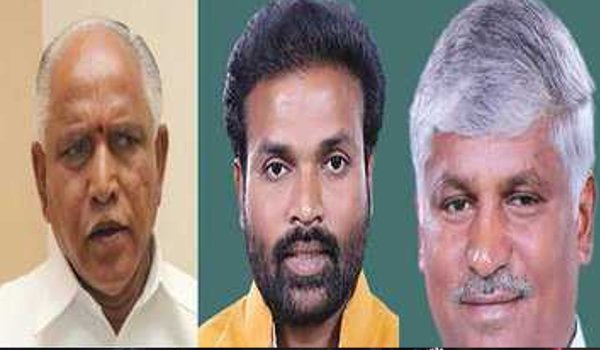 Yeddyurappa, Sriramulu, Puttaraju resigns from Lok Sabha