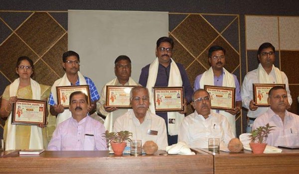 7 journalists honored on Narada Jayanti ceremony 2018 in ajmer
