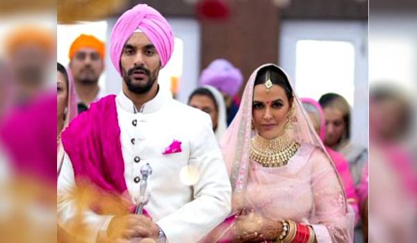Neha Dhupia ties the knot with best friend angad Bedi