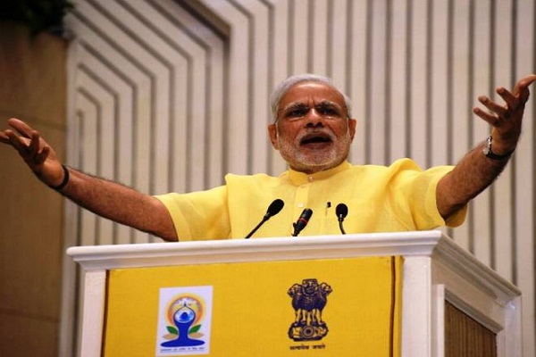 मोदी सरकार के चार साल के कार्य से बौखला गयी है कांग्रेस: मोदी