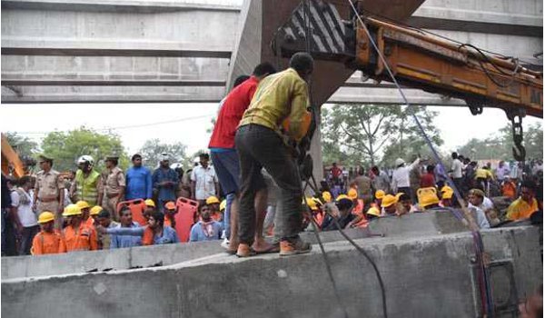 Varanasi flyover collapse : Rescue and relief work completed