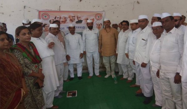 कांग्रेस सेवादल अजमेर ने मनाया ध्वजवंदन दिवस।