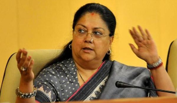 rajasthan Chief Minister Vasundhara raje