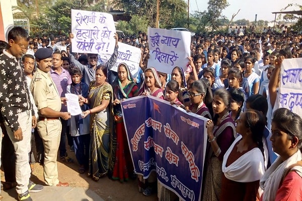 बालिका के साथ हुये दुष्कर्म के खिलाफ नीमच बंद, निकली आक्रोश रैली