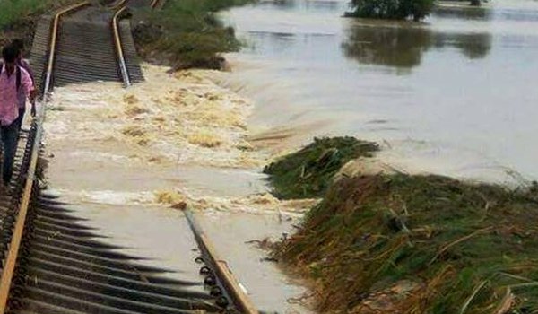 Seven reported missing in Assam floods, train service affected