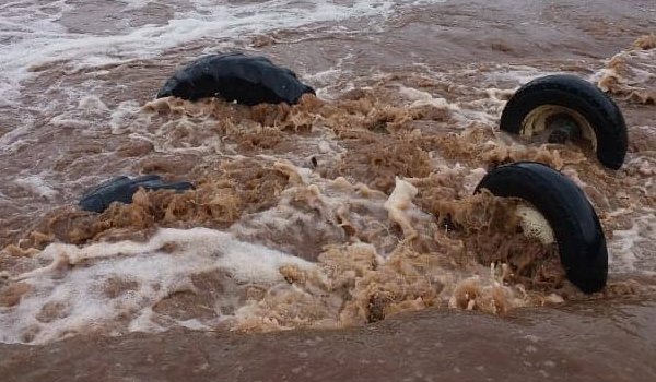 heavy rain at nichlagarh in sirohi district