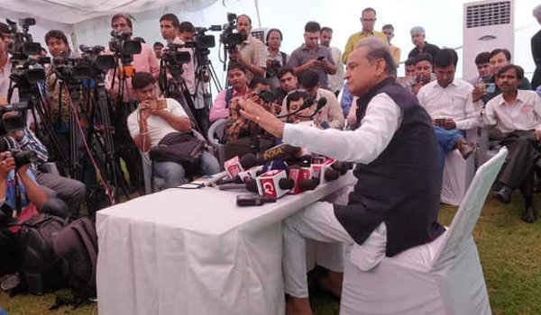 War of words over Emergency : Ashok Gehlot claim Emergency was to save nation