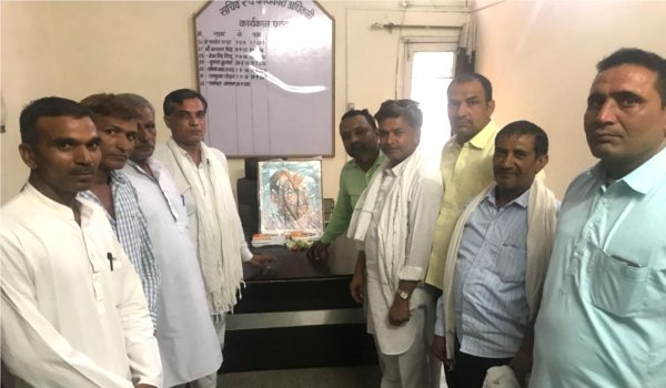 BJP Pillukhera mandal workers remembers Shyama Prasad Mukherjee on his death anniversary